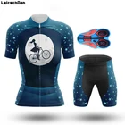2021 синий женский велосипедный костюм SPTGRVO, велосипедная Одежда для девочек, комплект велосипедной одежды, женский костюм для горного велосипеда, Летняя женская одежда
