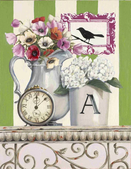 

cotton no frame pastoral flowers butterfly still life canvas printings oil painting printed on cotton art decoration pictures