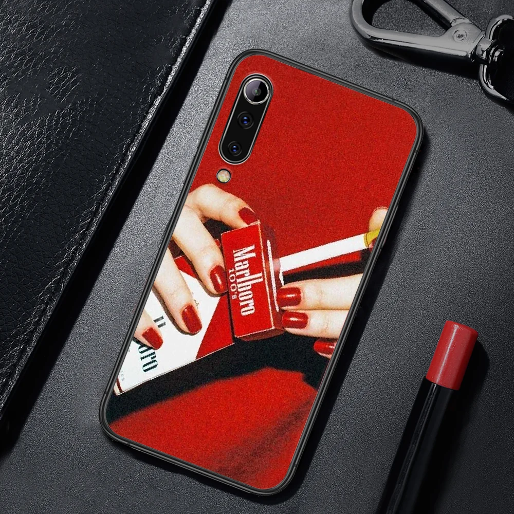 

Marlboros Cigarette Phone Case Cover For Xiaomi Redmi Note K 4 5 6 7 8 9 10 20 30 3 A X Pro Ultra black Etui Tpu Back Luxury
