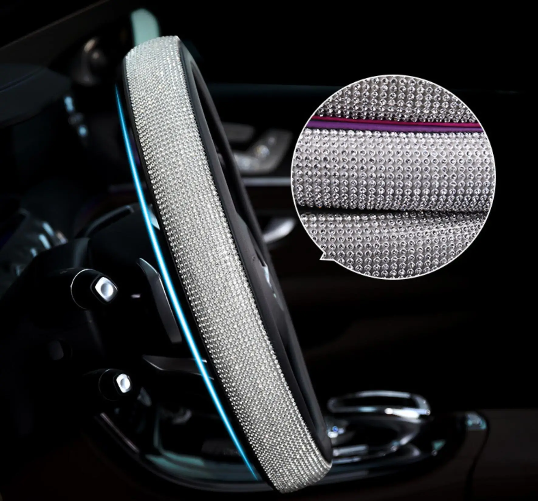 Bling Steering wheel cover Crystal Rhinestone For Lexus RX300 RX330 RX350 IS250 LX570 is200 is300 ls400 CT DS LX LS IS ES RX | Автомобили
