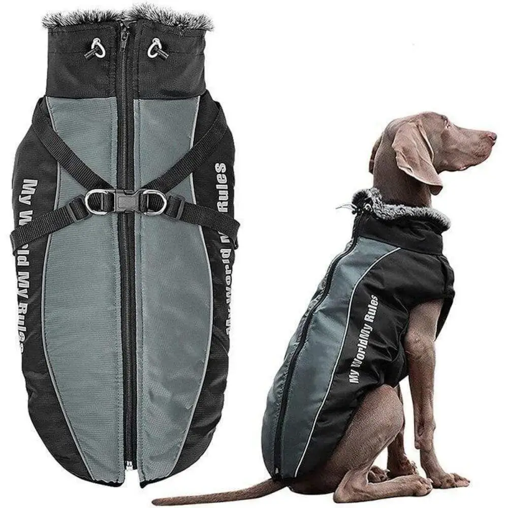 

Dog Winter Coats Waterproof Windproof Warm Pet Clothes Puppies Jacket Reflective Vest for Small Medium Large Dogs