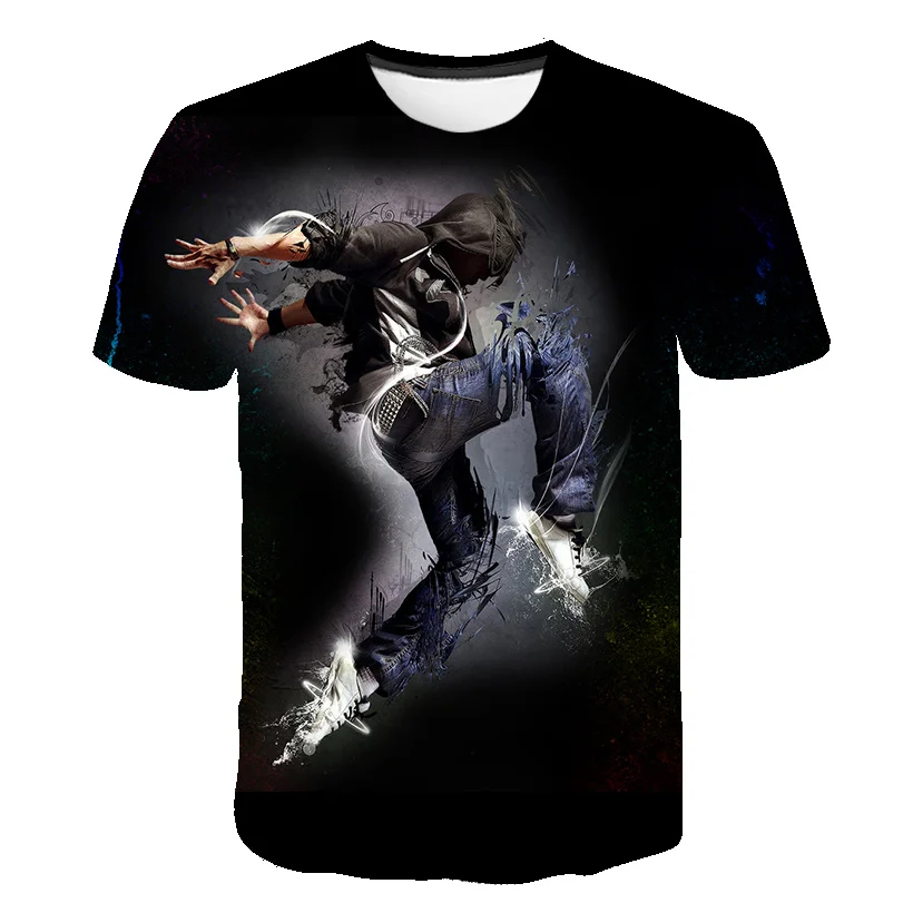 2020 популярная абстрактная Мужская и Женская 3D цифровая печать футболка большой