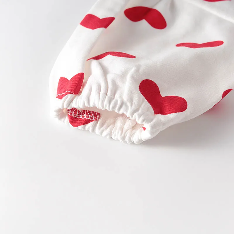 Боди для новорожденных милое хлопковое боди с длинным рукавом маленьких девочек