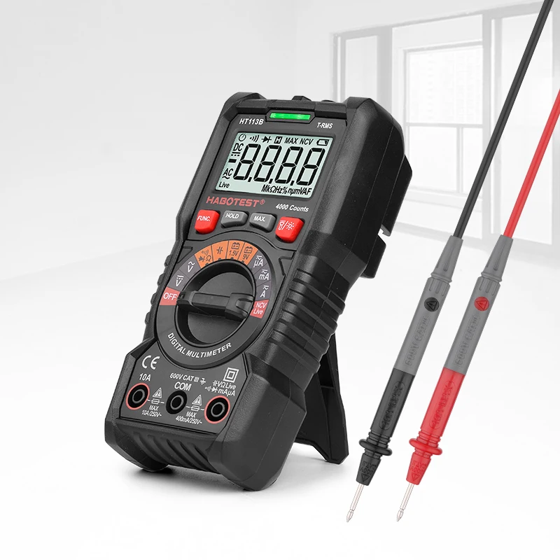 Habotest HT113B цифровой мини мультиметр тестер Профессиональный DIY мультитестер DMM