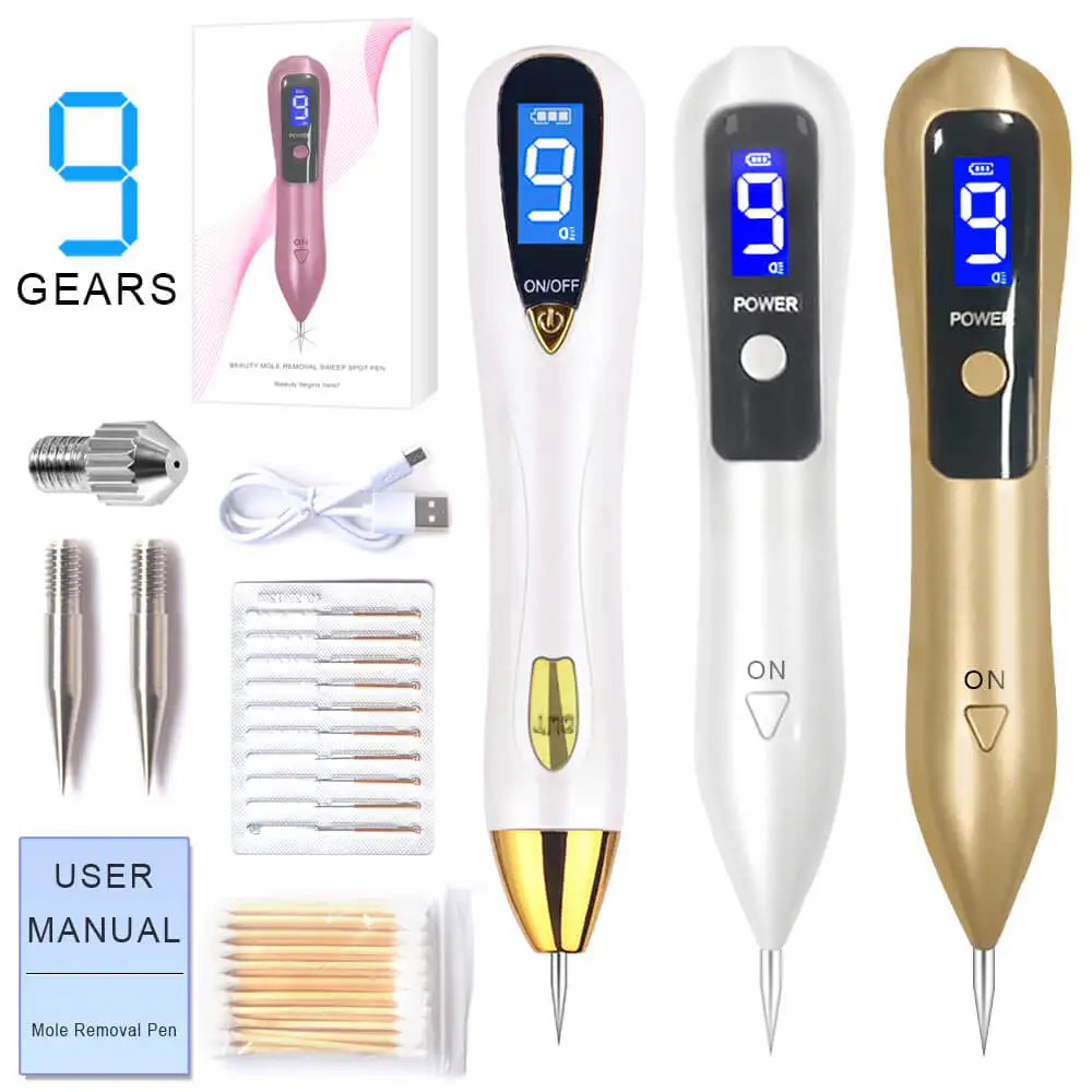 

Newest LCD Plasma Laser Pen Tattoo Mole Removal Face Skin Tag Freckle Wart Dark Spot Remove Tool Beauty Care Salon
