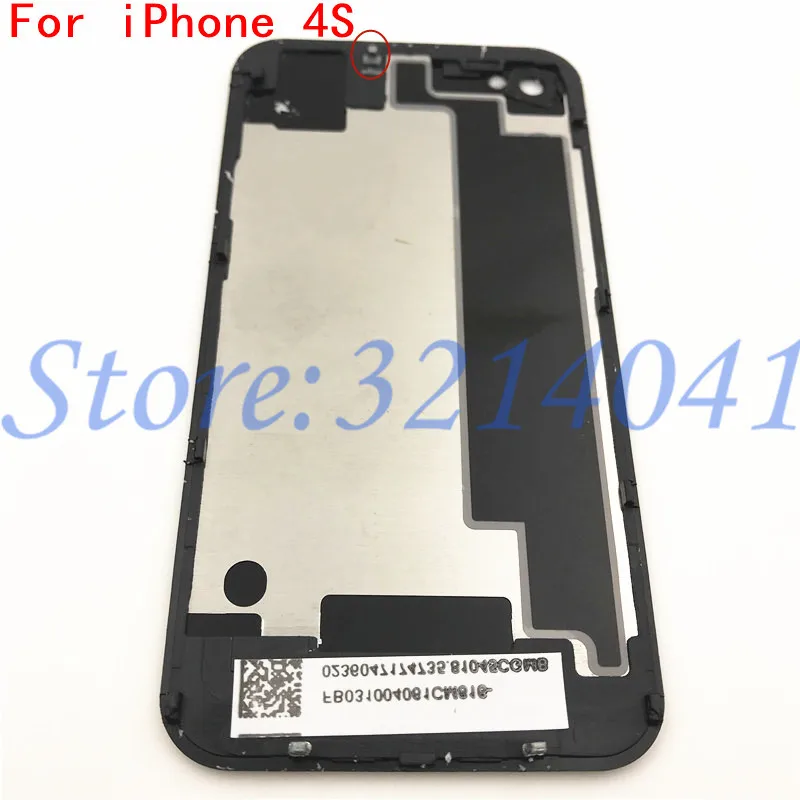 Оригинальная задняя крышка для телефона 50 шт./лот Сменный Чехол iphone 4 4G из стекла