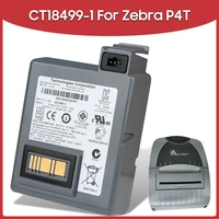 original replacement battery 3800mah ct18499 1 for zebra p4t mobile printers batteries
