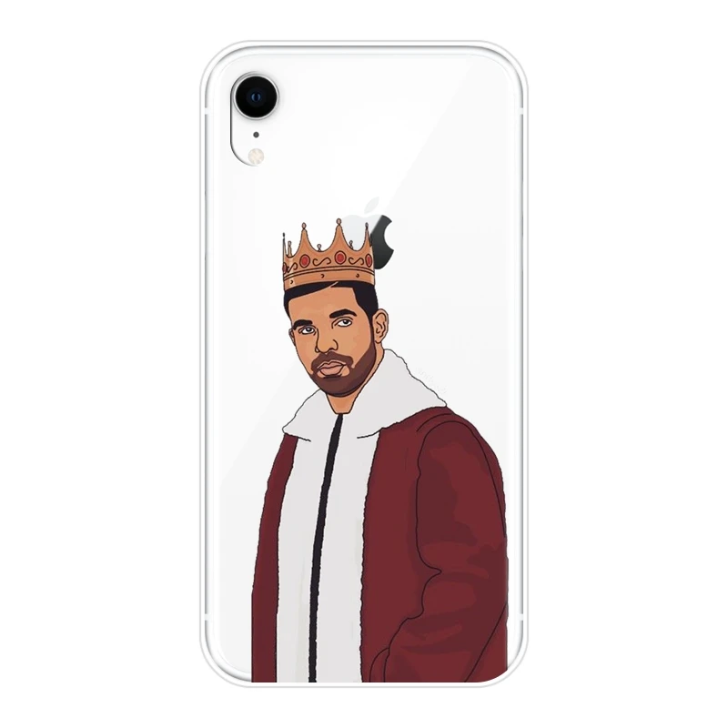 Чехол для Телефона iPhone 6 S 7 8 X XR XS Max крутая звезда Дрейка рапера силиконовая Мягкая