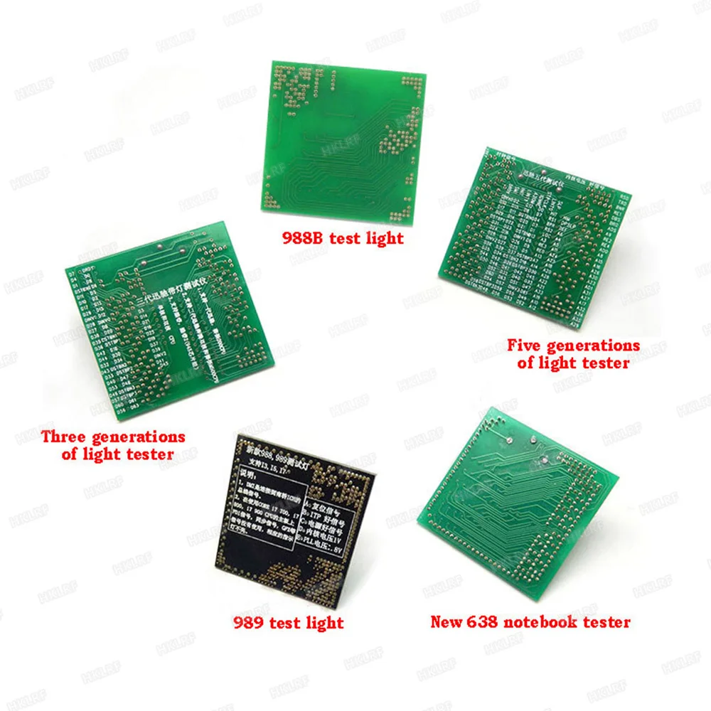 8 шт. полный набор тестер для разъема ЦП ноутбука P89 988B 638 DDR3 Тестовая карта три