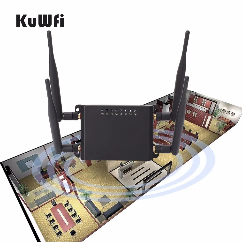 300 Мбит/с CAT6 высокое Мощность дальний OpenWrt 3G/4G сим карты автомобиля Беспроводной