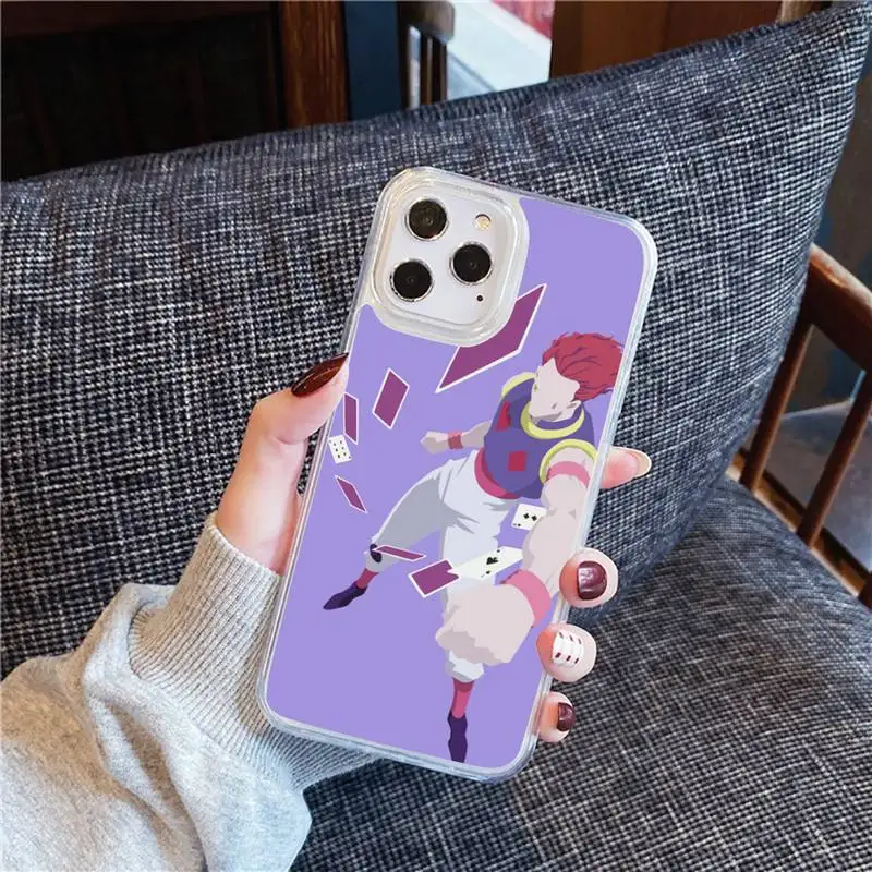 

Hunter x Hunters Hisoka Phone Case For iphone 12 11 8 7 6s 6 5 5s 5c se plus mini x xs xr pro max Transparent soft