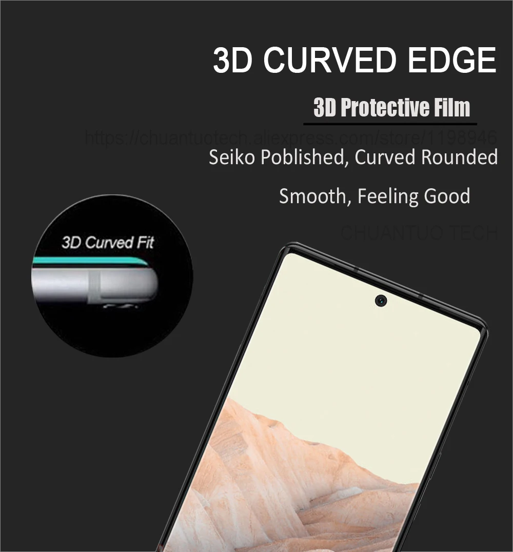 Защитные пленки на весь экран для Google Pixel 6 Pro 5 г/Pixel 5a 4a 4 XL 3A 2 3D защитная пленка