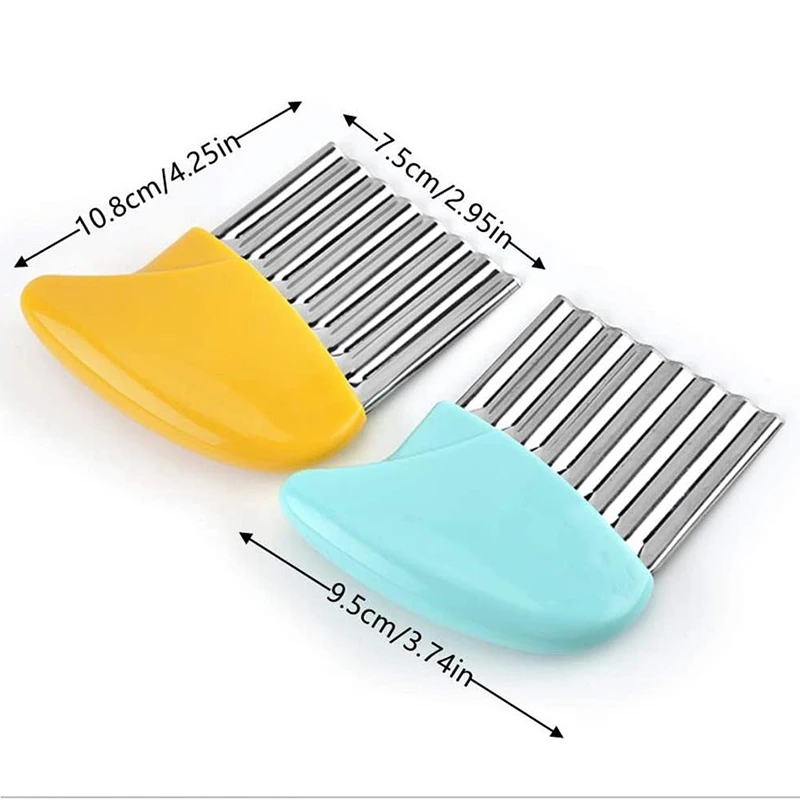 Лидер продаж волновой резак из нержавеющей стали для картофеля чипсов овощей