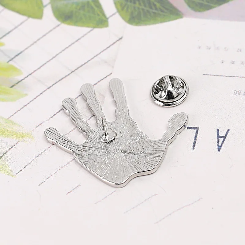 Мужская эмалированная брошь в стиле панк | Украшения и аксессуары