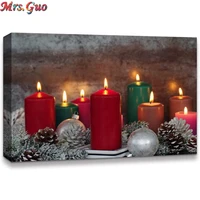 christmas candles for celebration diamond painting cartoon patterns diamond mosaic christmas gift for kids new year diy painting