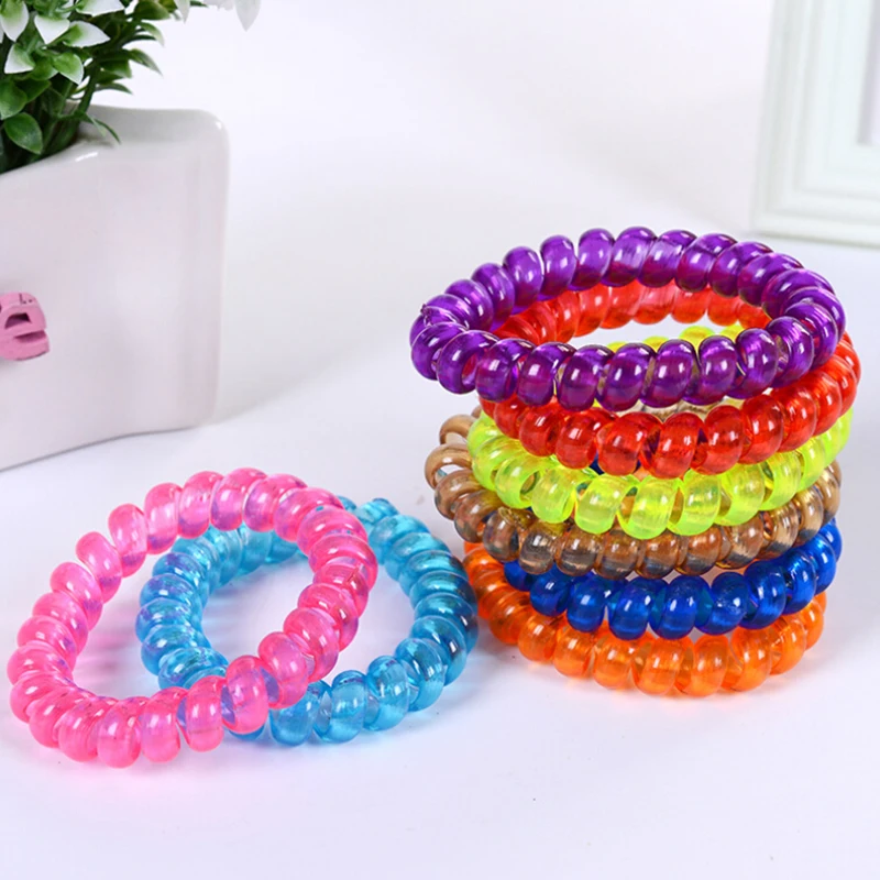 5 шт./лот женский головной убор эластичные резинки для волос не запутываются