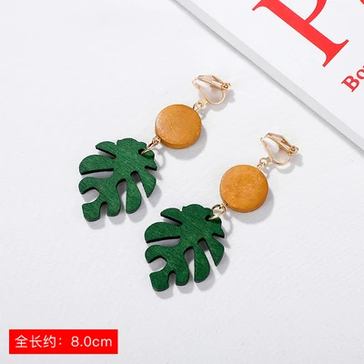 JIOFREE Новые корейские геометрические длинные Клипсы Серьги без пирсинга для женщин OL стиль сладкий подарок ювелирных изделий партии