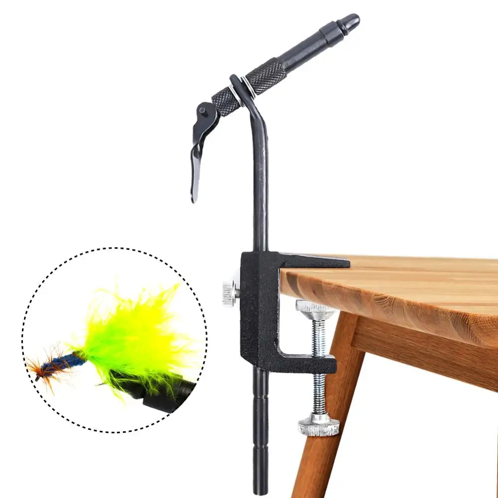 

рыбалка аксесуары Рыболовная переносная вязка, вращающаяся железная муха, тиски с тяжелым основанием, инструмент для крючка, зажим для креп...