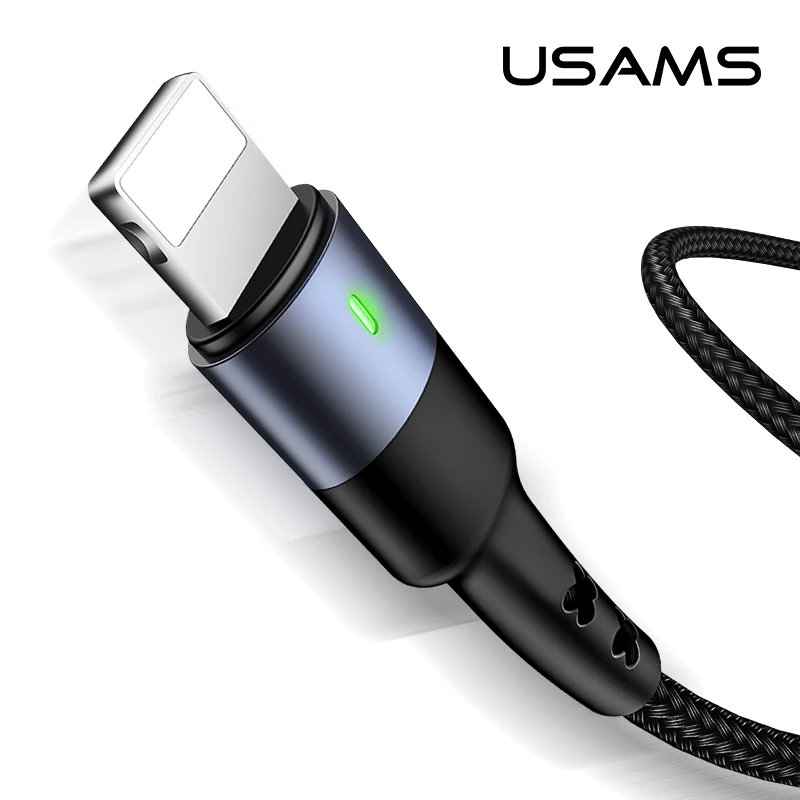 USAMS 4 в 1 3 в 1 мульти usb кабель зарядное устройство для iPhone samsung huawei xiaomi зарядный кабель системы освещения micro usb type-c