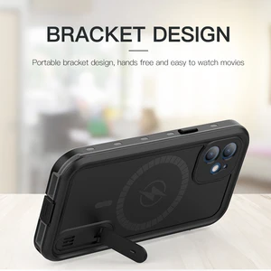 ip68 waterproof case for iphone 12 pro max 12mini shockproof holder cases for iphone 11 pro max coque water proof phone fundas free global shipping