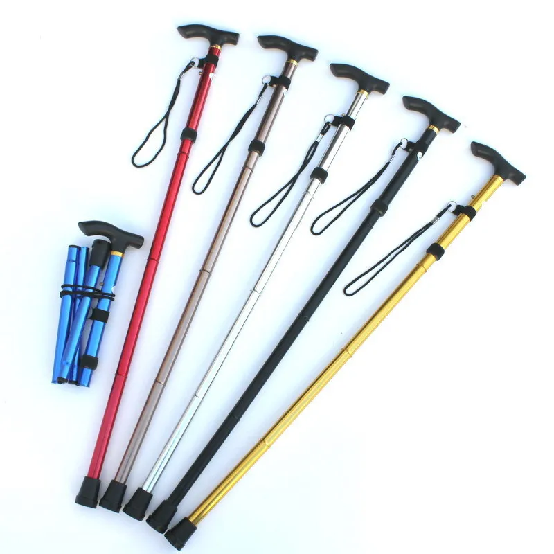 

Outdoor folding walking sticks/climbing sticks/portable walking sticks/multifunctional walking sticks for the elderly