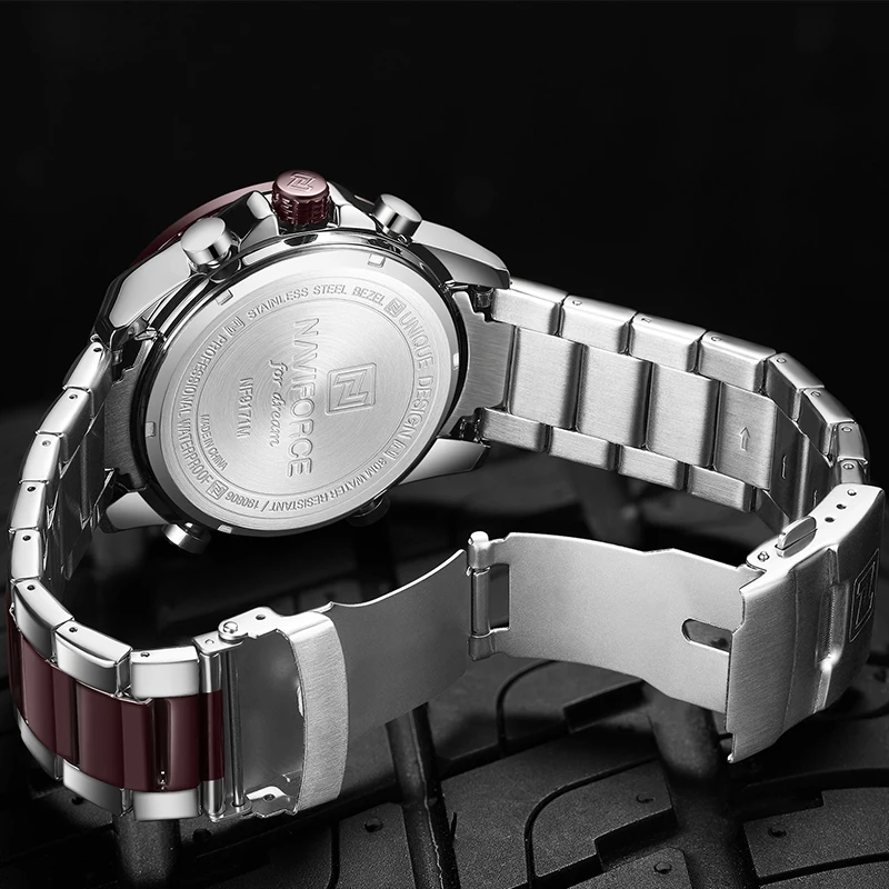 

NAVIFORCE Men Digital Watch LED Sport Military Mens Quartz Wristwatch Male Luminous Waterproof Clock Watches Relogio Masculino
