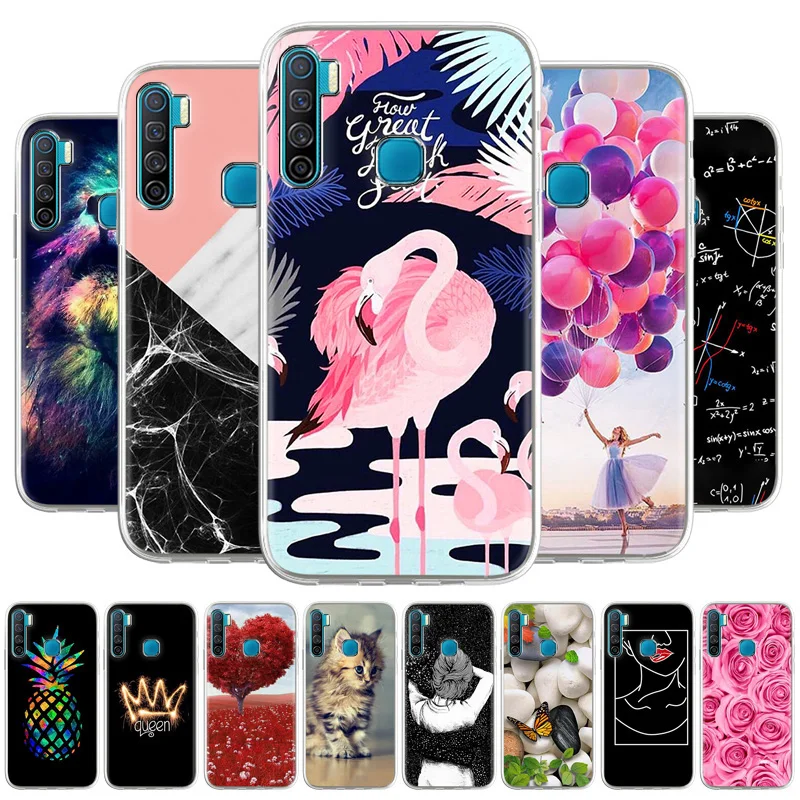 cute phone case for infinix zero 8 case silicone funda on infinix note 8 7 hot 10 9 play s5 lite smart 4c soft cover clear shell free global shipping
