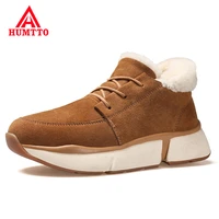 humtto winter flat shoes for women 2021 new luxury designer sports womens shoes leather keep warm brand casual woman sneakers