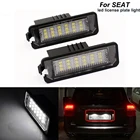 2 шт.лот Светодиодный номерной знак без ошибок Canbus для SEAT Leon Mk2  Leon Mk3  Exeo Sedan Exeo ST