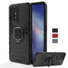 For Oppo F19 Pro Plus 5G Case Magnetic Ring KickStand Holder Shockproof Bumper Armor Back Phone Cover For Oppo F19 Pro Plus Case