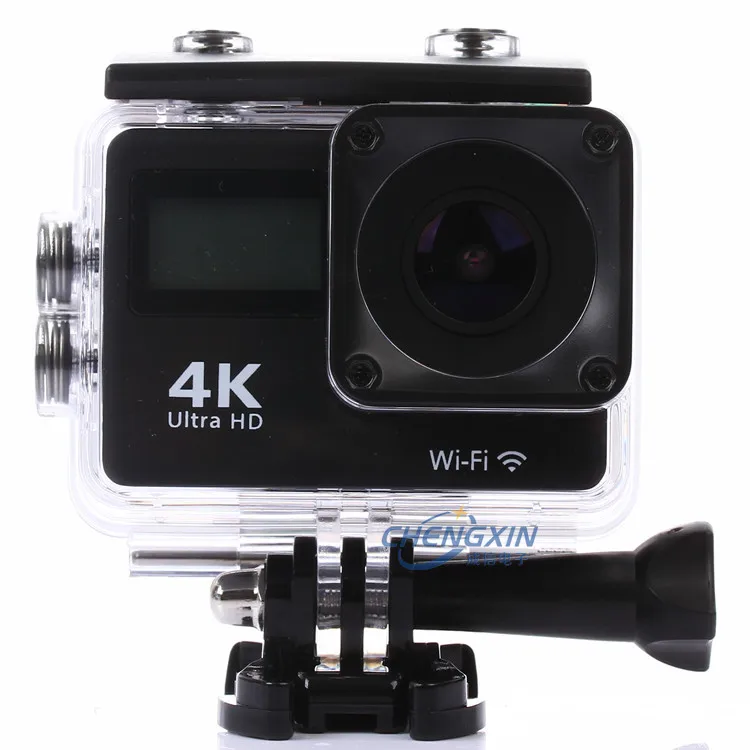 Pаспродажа Экшн-камера Ultra HD 4K 30fps WiFi 2,0 дюйма 170D Подводная Водонепроницаемая камера для видеозаписи на Шлем S Спортивная камера