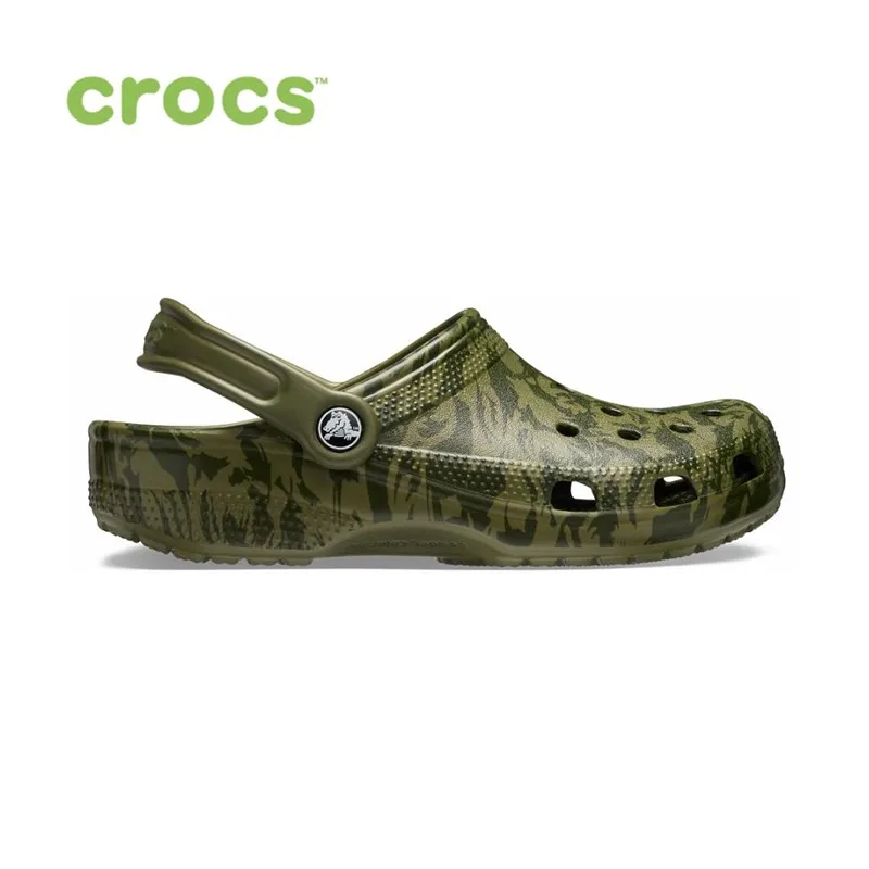 CROCS Classic Printed Camo Clog UNISEX|Пляжные и уличные сандалии| |