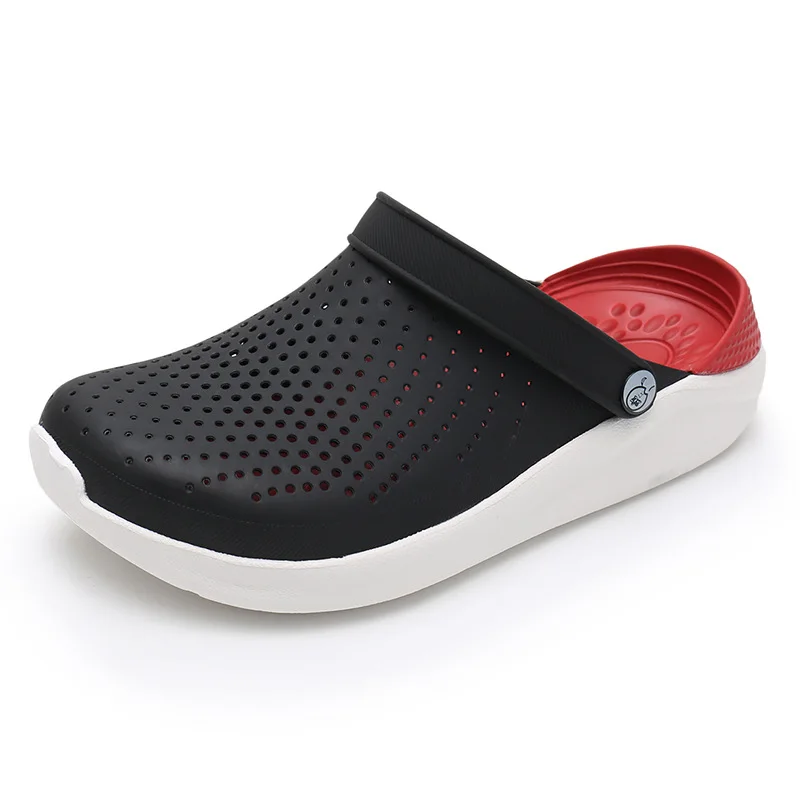 

Men Sandals ks LiteRide Hole Shoes Crok Rubber Clogs For Men EVA Unisex Garden Shoes Black Adulto Cholas Hombre