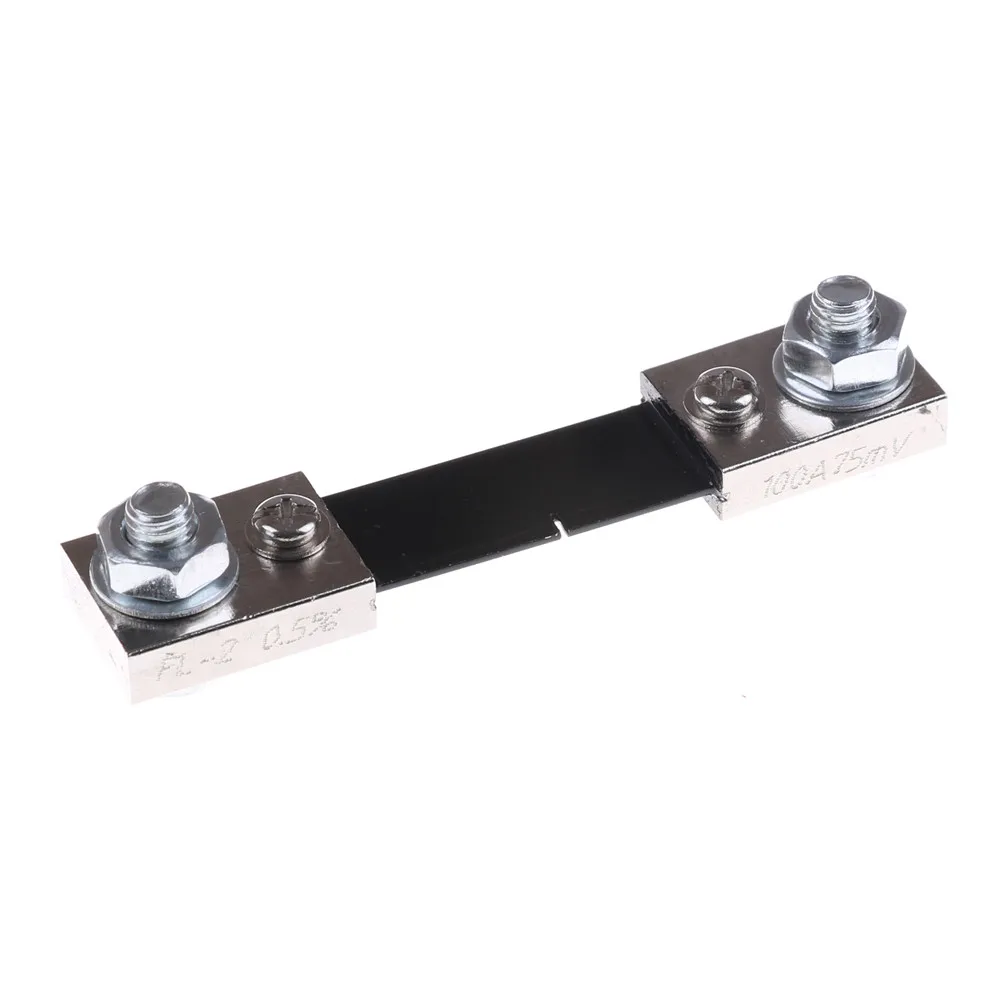 1 PCS DC 100A/75mV Shunt Resistor 0-100A Ampere Panel Meter Currect Monitor For Ammeter High garde |