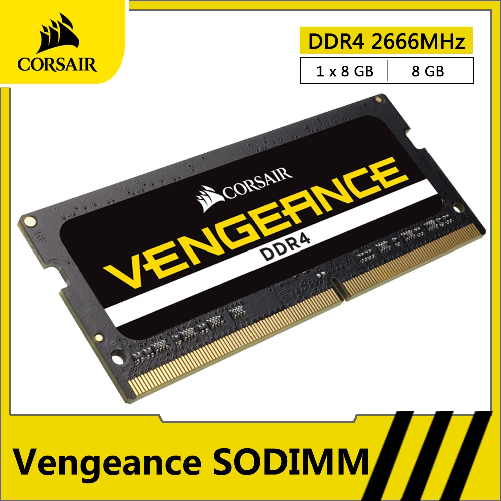 Модуль памяти SODIMM для ноутбуков CORSAIR Vengeance RAM DDR4 8 Гб 16 2666 МГц 260 Pin 1 2 в модуль