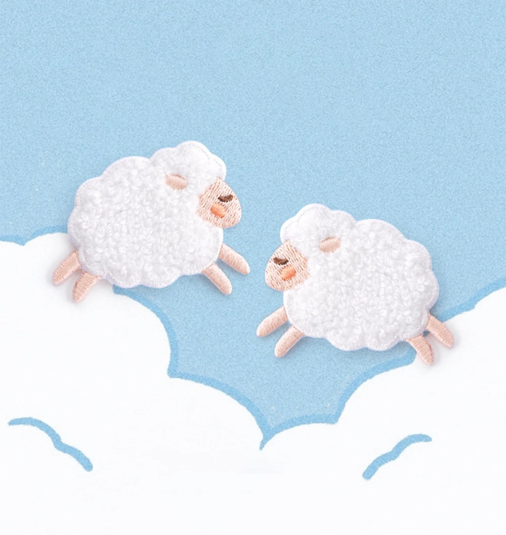 Высококачественные плюшевые нашивки с рисунком собаки медведя овцы