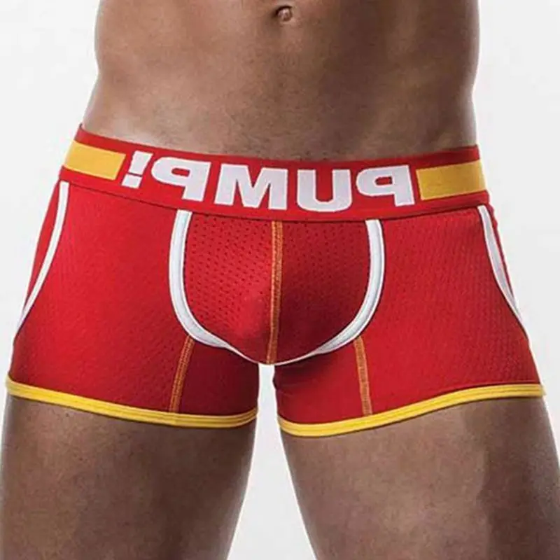 

Comfortable Cotton Men Boxer Underwear Mens Shorts Sexy Man Underpants Boxers Gay Long Boxershorts U Pouch Mesh Male Panties
