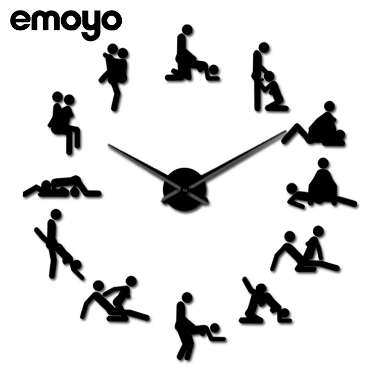 Современные Простые настенные часы для кухни с откидной крышкой гостиной