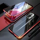 Противоударный чехол для Xiaomi Redmi NOTE 7 8 8A 8T K20 K30 K30S K30I 10X 9T PRO 4G 5G 360, Магнитный чехол для телефона с двойным стеклом