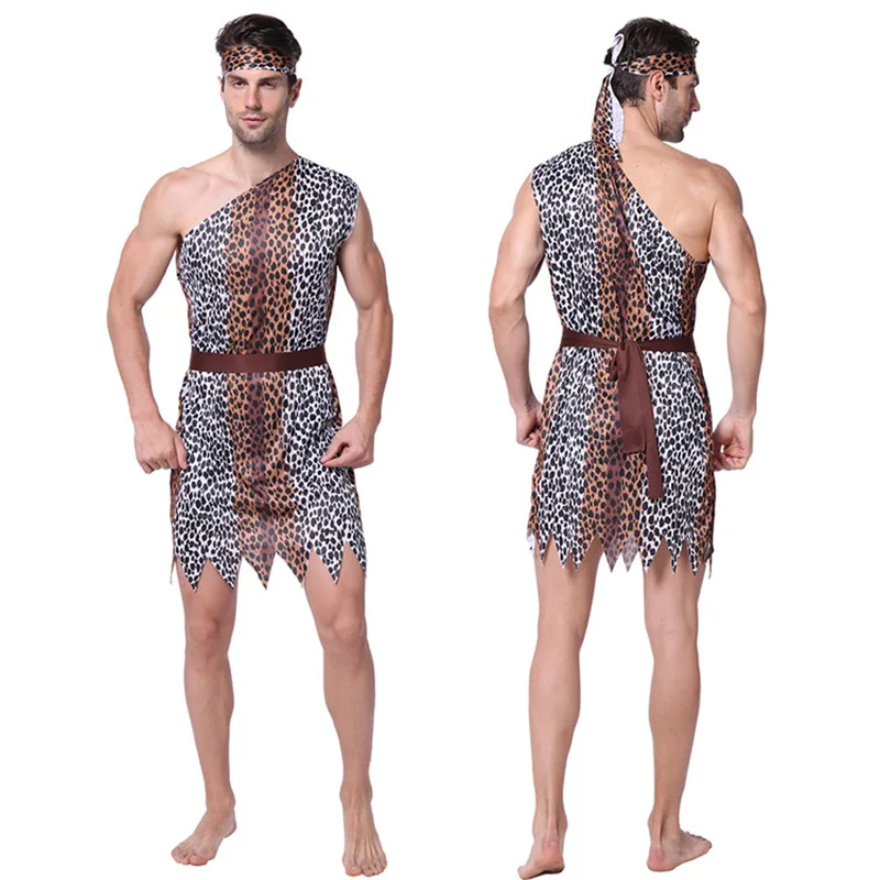 Карнавальные вечерние костюмы Пурим с леопардовым принтом примитивного