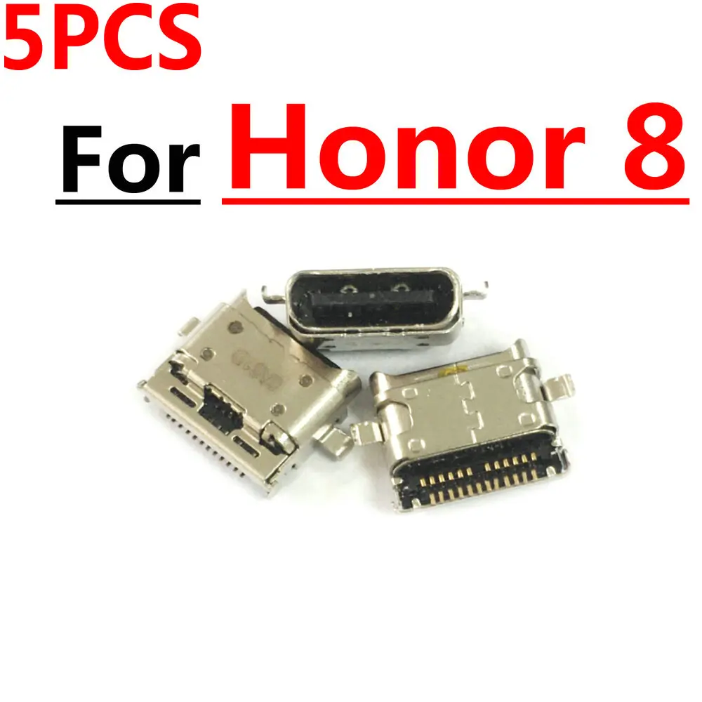 

5PCS New Micro USB Plug Charging Port Connector Socket For Huawei Honor 8