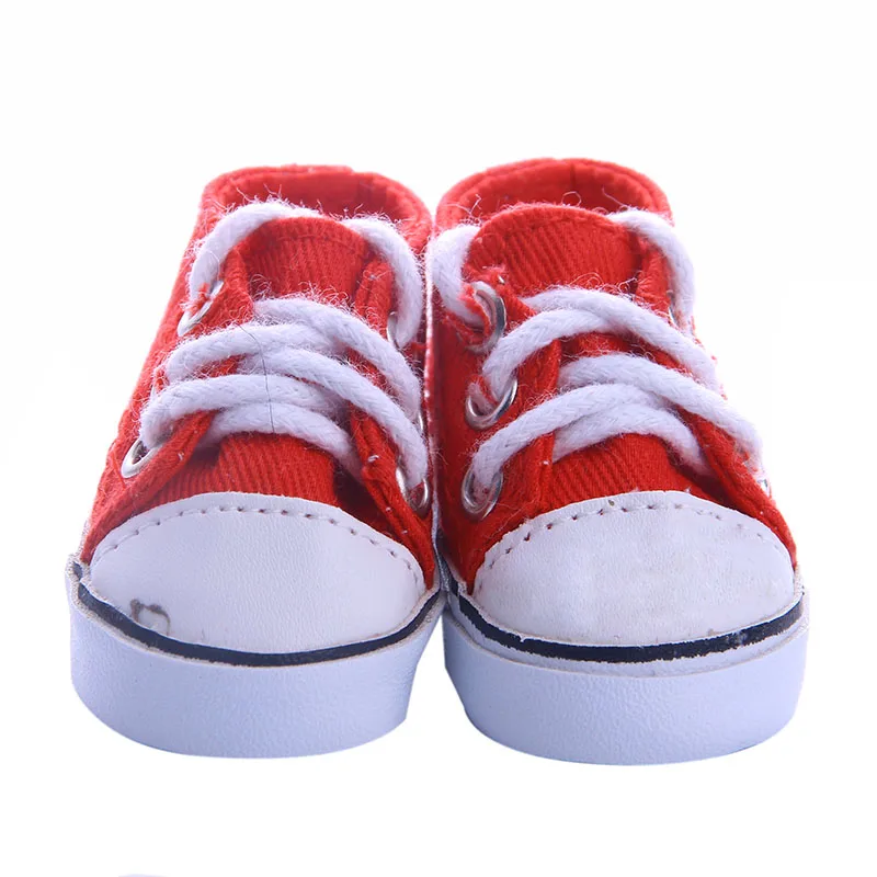 Парусиновая спортивная обувь для катания на коньках 5 см куклы Паулу 14 дюймов и