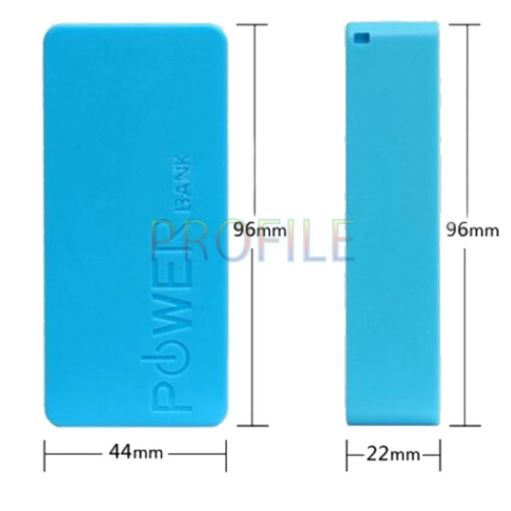 Чехол для внешнего аккумулятора 5600 мАч 2x18650 Usb Power Bank зарядное устройство Diy Box Iphone