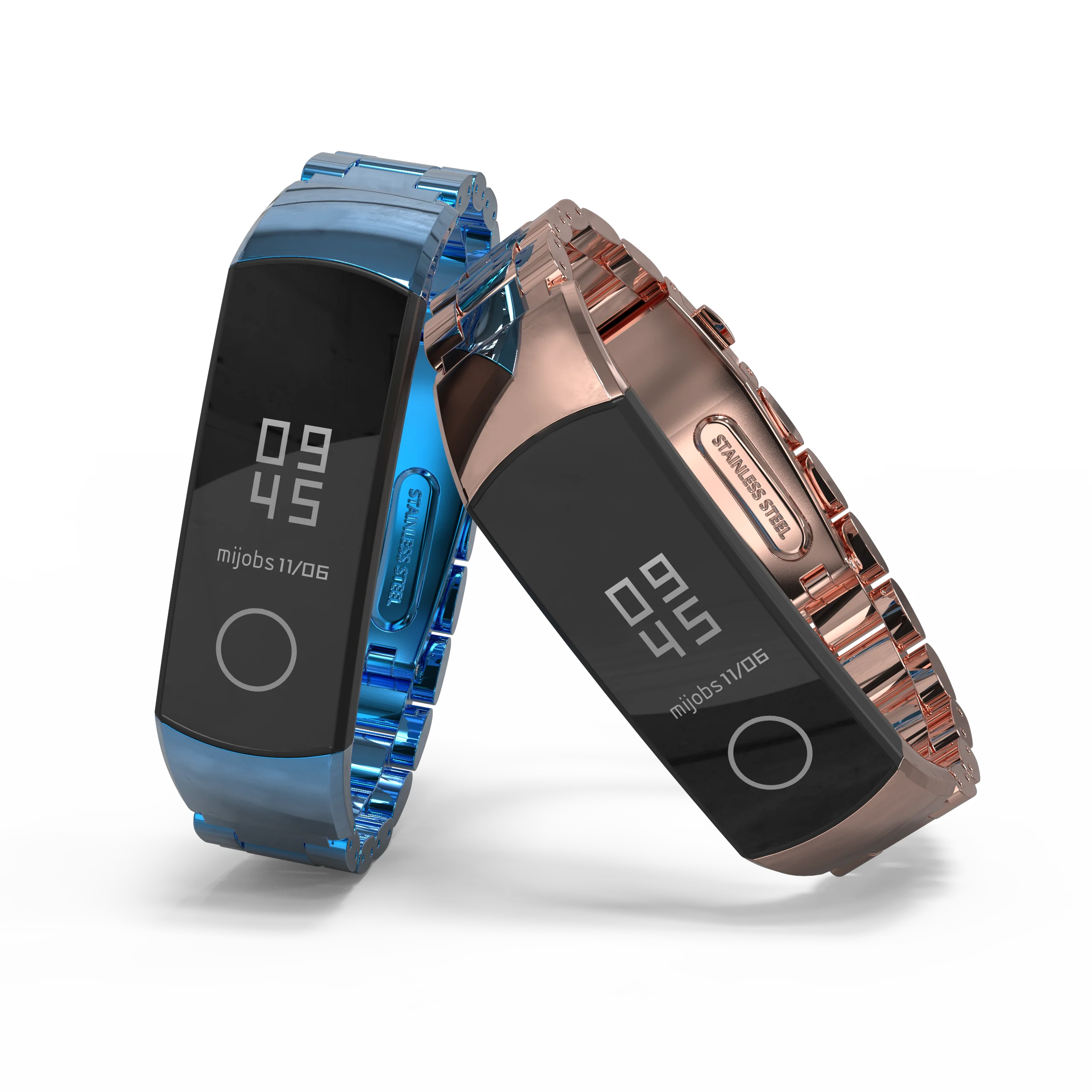 Металлический ремешок Mijobs для Huawei Honor Band 5 браслет из нержавеющей стали часов 4