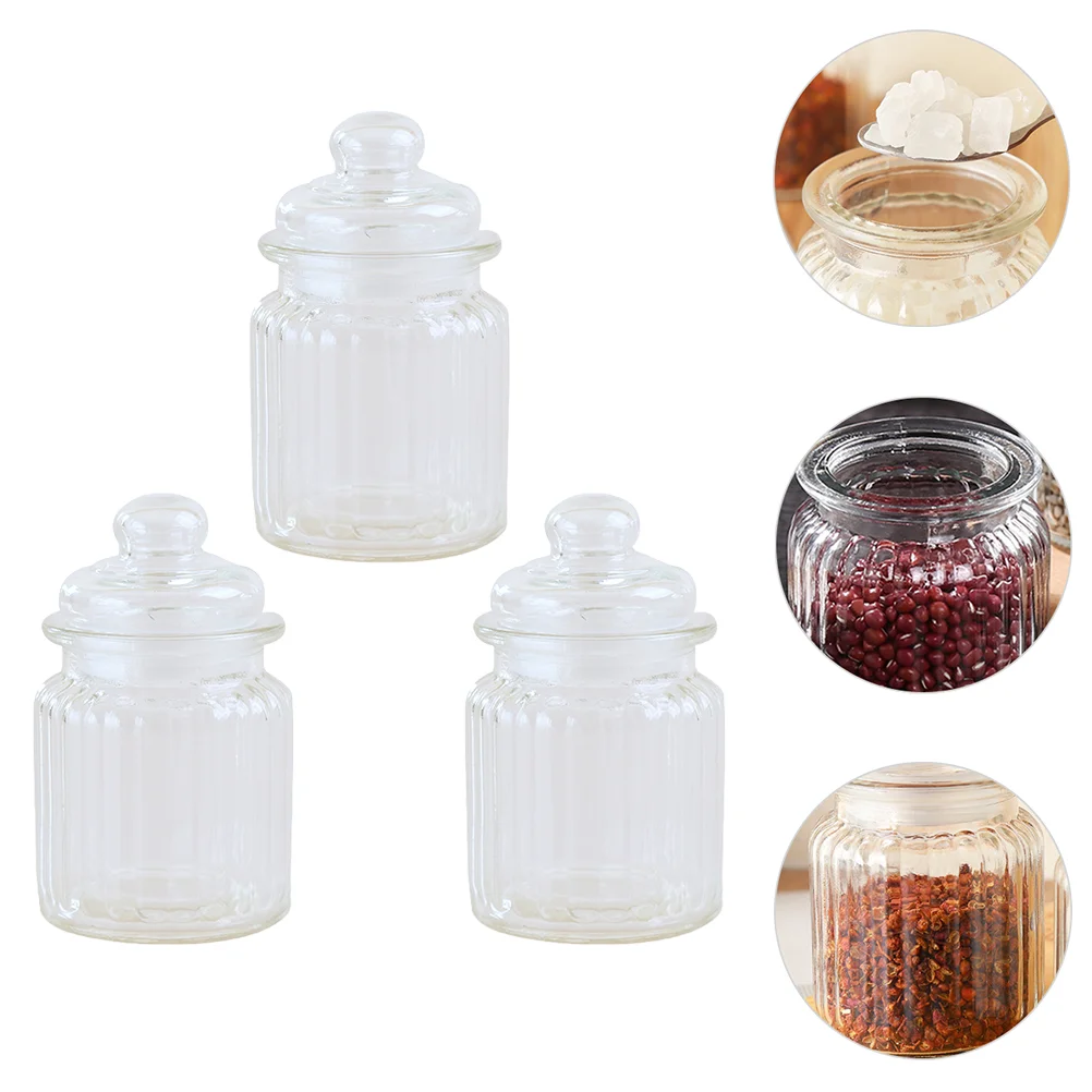 

3pcs Kitchen Seal Tank Practical Storage Box Multi-purpose Nuts Storage Holder
