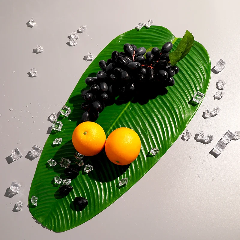 Водонепроницаемые искусственные Тропические Зеленые растения листья банана