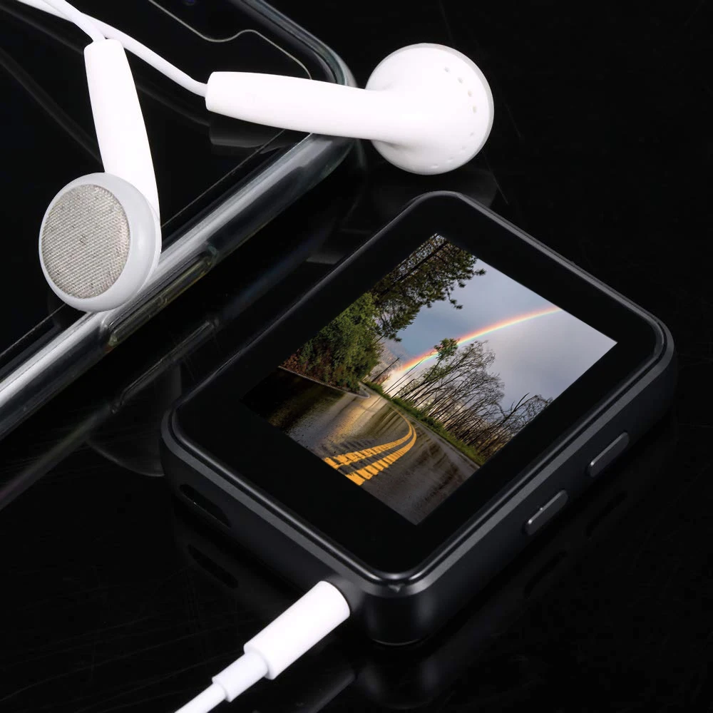 BENJIE X1 Bluetooth 5,0 MP3 плеер портативный Полный сенсорный экран 16 Гб мини HIFI музыкальный плеер с динамиком, fm-радио, запись, электронная книга