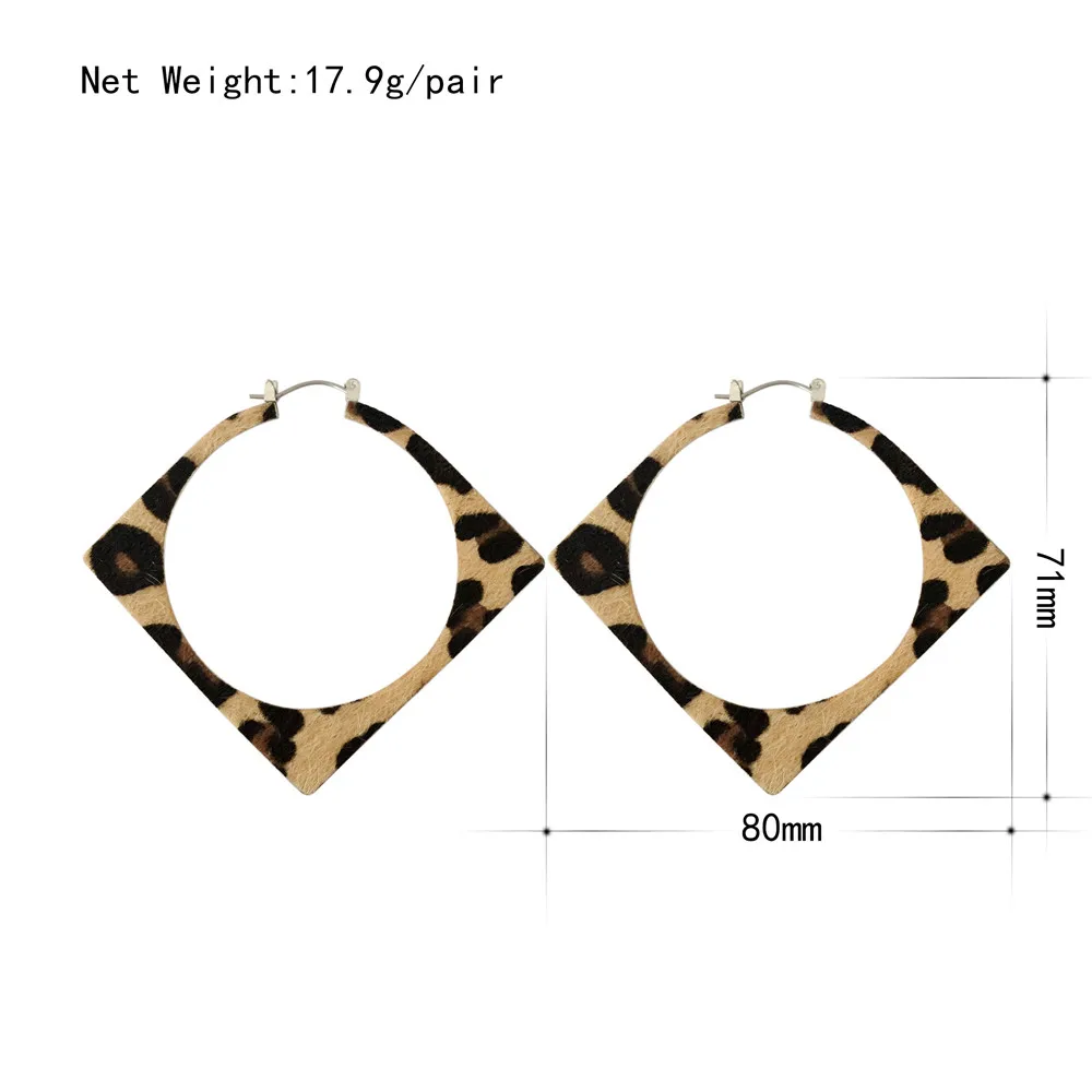 Серьги в стиле Хип-хоп Панк с леопардовым принтом 2020 года новой моды для женщин - свадебное украшение в подарок.