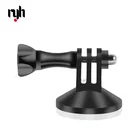 Магнитная подставка-адаптер для Gopro 9 8 7 6 5 43S OSMO XIAOMI YI, автомобильный держатель на присоске для штатива, аксессуары для экшн-камеры