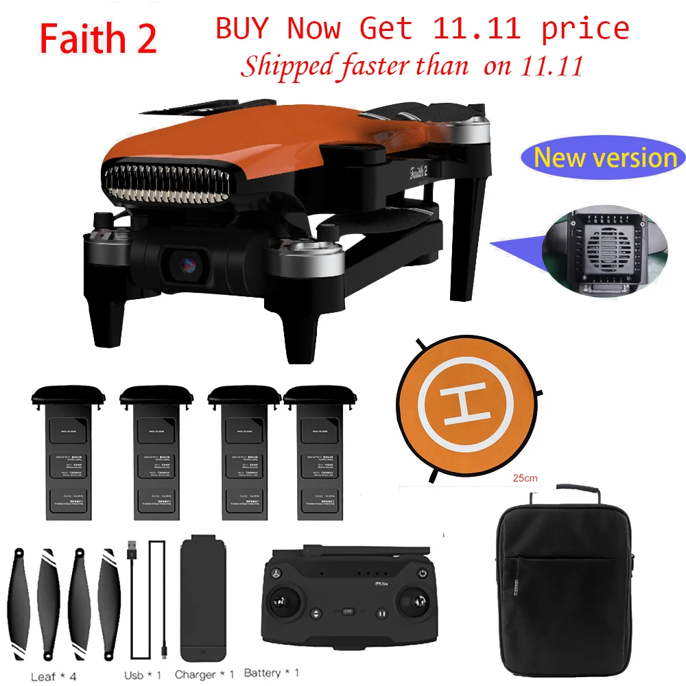 Квадрокоптер Hubsan ZINO Mini PRO GPS камера 4K 3-осевой карданный 40 минут 10 км | Электроника